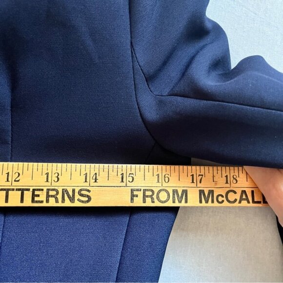 Superdown Madeline navy blue blazer dress Sz S - Picture 13 of 16